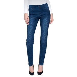 Picadilly Canada Floral Printed Jeans Sz 12